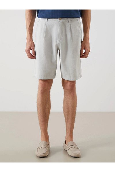 LC Waikiki Lcw Vision Beige Standard Mold Men's Shorts