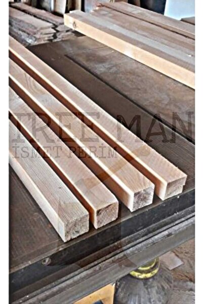 TREE MAN İSMET PERİM 4 Cm x 4 Cm x 140 Cm 10 Adet Silinmiş Çam Kereste Çita T...
