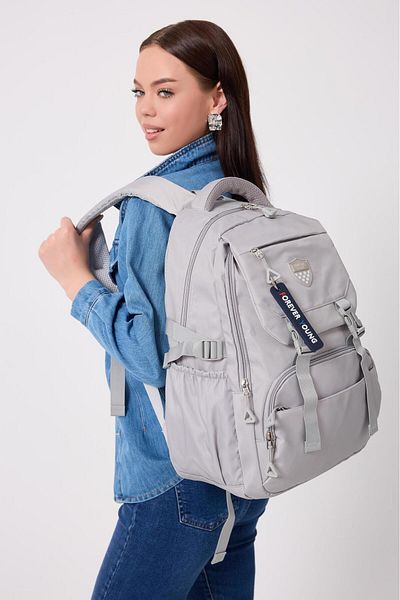 H&D COLLECTİON Unisex Satin Fabric Waterproof Quality School Travel Camping Backpack 2200