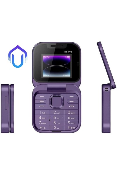 shop Flip Model Kapaklı Tuşlu Telefon Farklı Ses Modu Çift Sim Kartlı