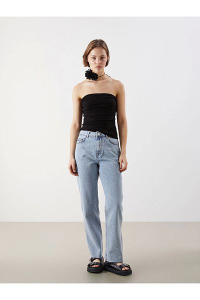 LC Waikiki Xside Blue Straight Fit Women's Jeans