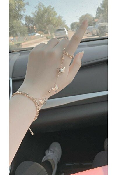 Shiklik Zarif Şahmeran Kelebek Tasarım El Aksesuarı