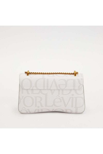 Levidor Premium Women's Crossbody Bag with White Chain Strap