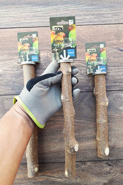 Vixpet Venty 3-Piece Natural Parrot Perch Set | Jako, Amazon, Eclectus, Kayak, Alexander, Conure - M512