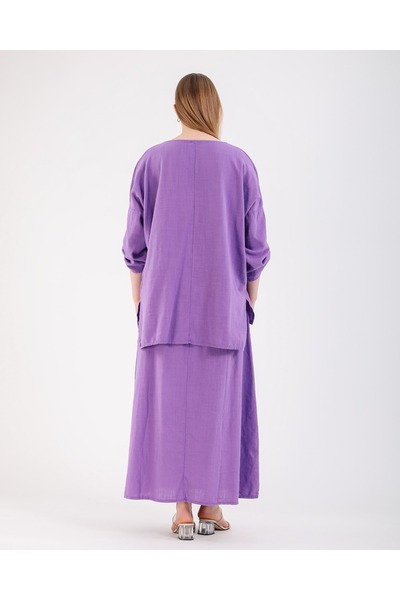 ZTO Women's Various Printed Bluz Skirt Set