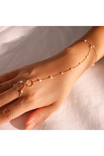 Shiklik إكسسوار يد نسائي أنيق وتصميم مركب من الخواتم