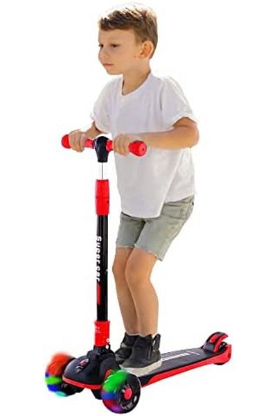 unbranded COOLBABY Street Push Scooter Kids Kick Scooters Baby 3 Wheel Kickboard Adjustable Scooters for Toddl