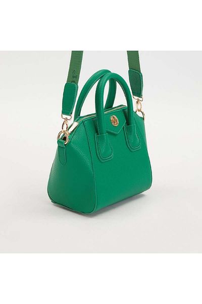 Levidor Green Plain Casual Women's Handbag