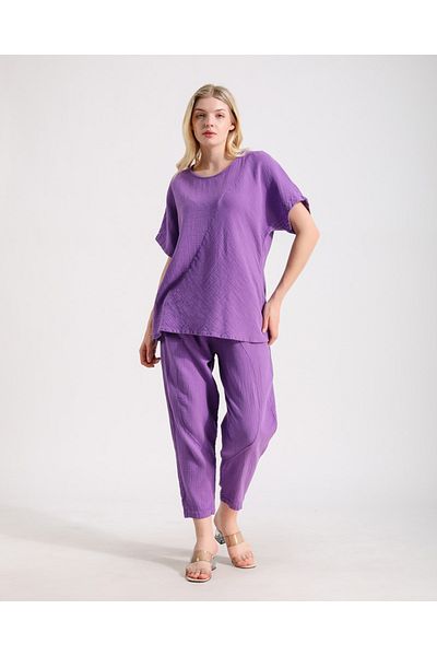 ZTO Women's Bluz Pantalon Set