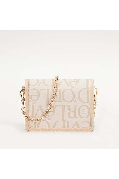 Levidor Cream Double Strap Women's Premium Crossbody Bag