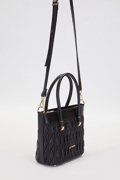 Levidor Black Baklava Pattern Women's Handbag