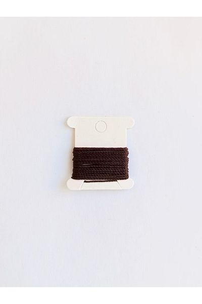 Eskişehir hobi sanat 0.8 mm 2 Meters Rosary Rope Bitter Brown Color