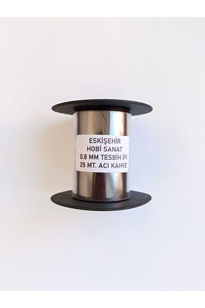 Eskişehir hobi sanat 0.8 mm 25 Meters Rosary Rope Bitter Brown Color