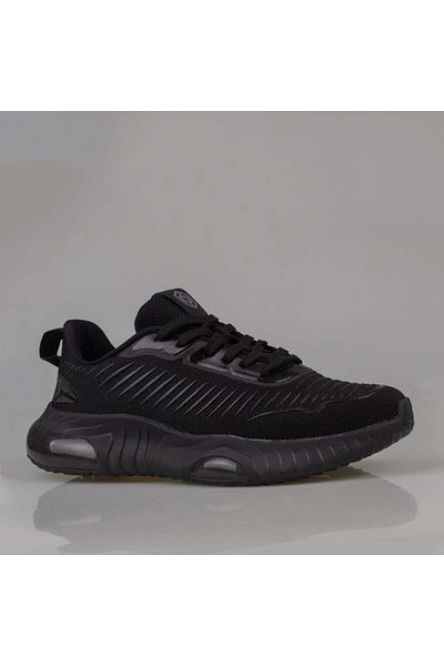m2s Black Nora Men's Textile Sneaker