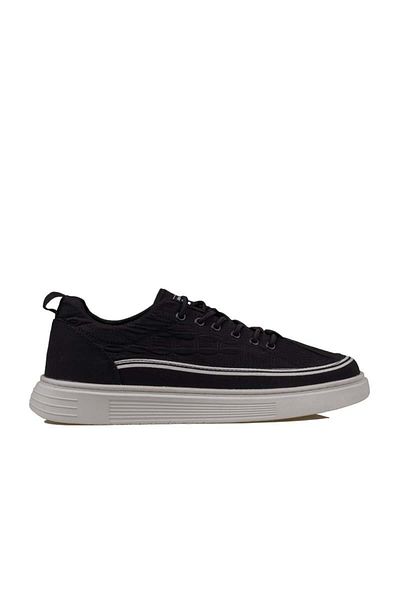m2s Black Giza Elastic Men's Sneaker
