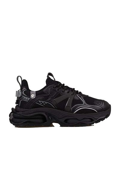 m2s Black Thick Sole Injection Men's Sports Shoes