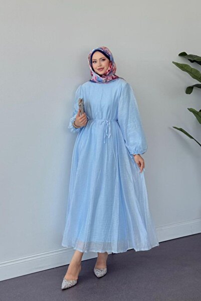 Hazamoda فستان تاليا بريميوم أزرق