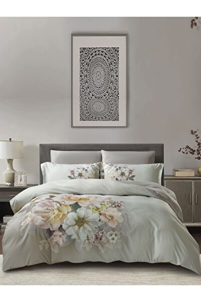 Donetella طقم غطاء لحاف مطبوع مكون من 6 قطع، مقاس كينج 220 × 240 سم، مصنوع من...