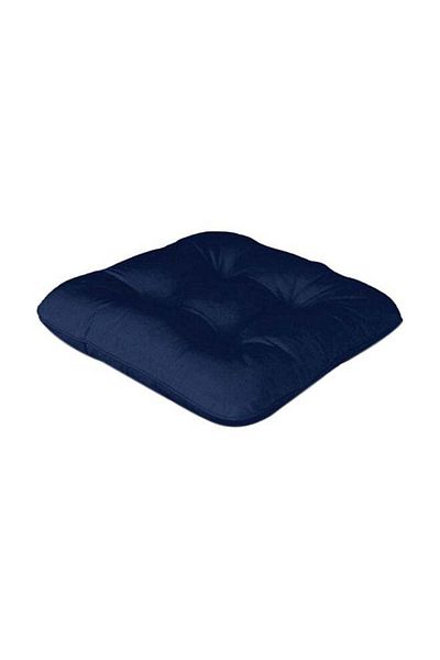 fun zone REGAL IN HOUSE Seat Cushion With Ties Dark Blue 40x40centimeter