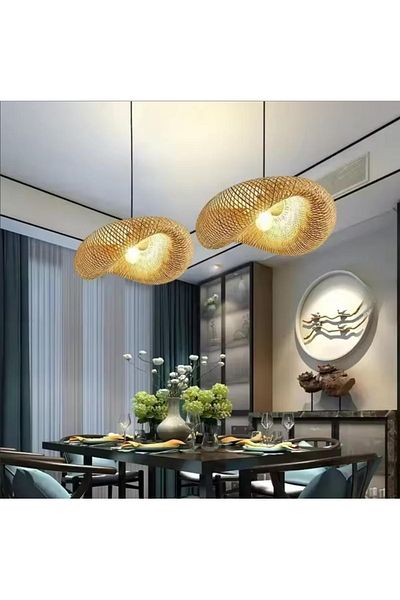 KARAZ Single rustic chandelier