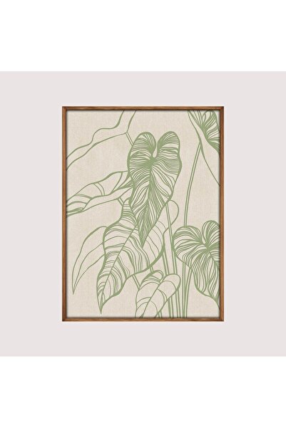 homez canvas wall art painting leaf pattern design *120*4.5cm