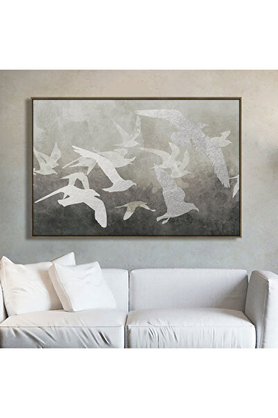 homez لوحة فنية جدارية مؤطرة من القماش مقاس 100*80*4 سم