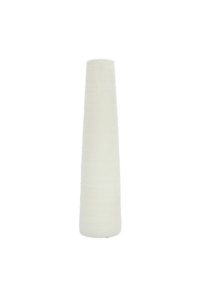 homez White Ceramic Vase - 14.5*14.5*58.5 cm