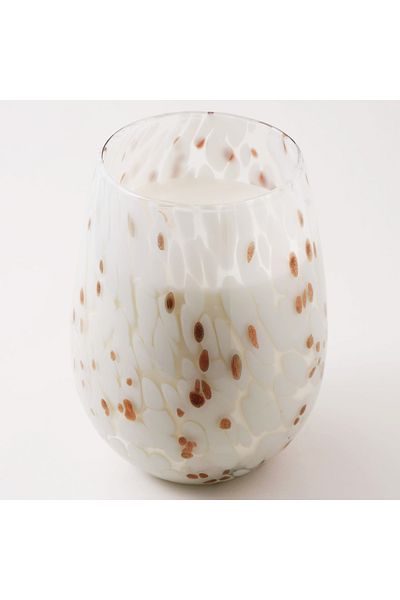 homez large jar candle with gift box 15*22.5cm, white