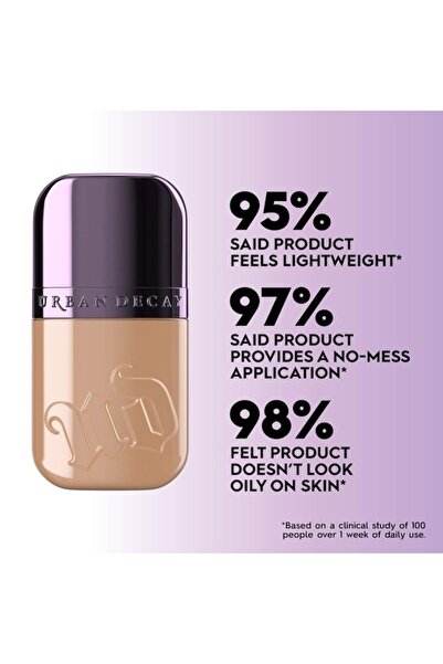 Urban Decay Face Bond Self-Setting Waterproof Foundation 21–Medium Neutral, 24H Transfer-Proof Wear