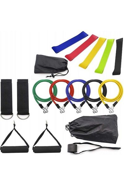 fun zone Premify 16-Piece Resistance Tube Set