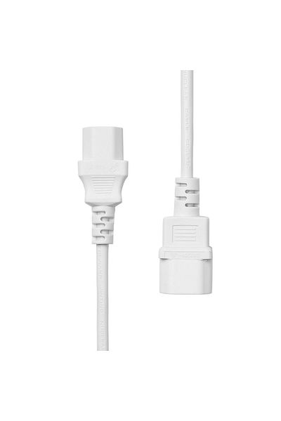 ProXtend Cablu prelungitor C13 la C14 3M Alb, PC-C13C14-003W