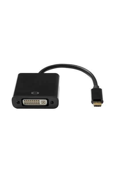 ProXtend Adapter USB-C (M) do DVI-I 24+5 (F), Czarny 10CM, USBC-DVI245-0001