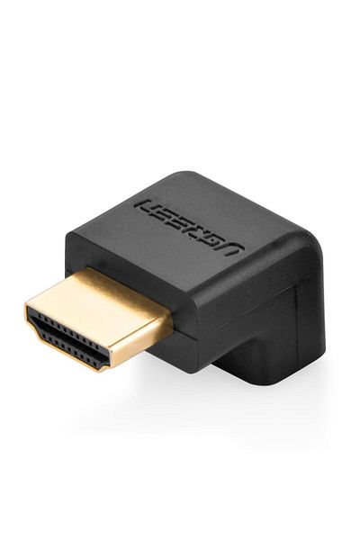 Ugreen Wtyczka kątowa łącznik do kabla przewodu HDMI czarny
