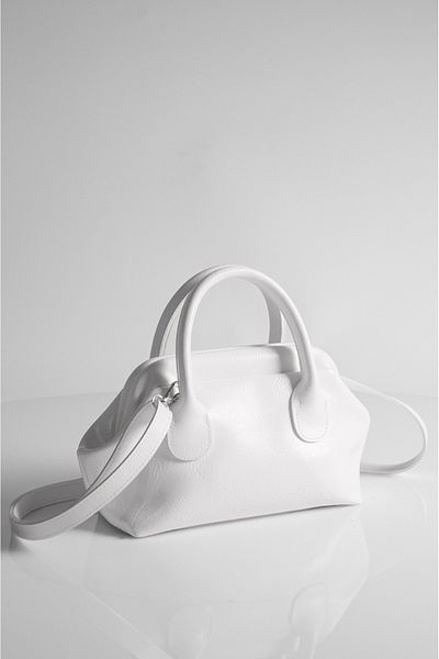 DENSİLA Women's White Long Strap Hand and Shoulder Bag