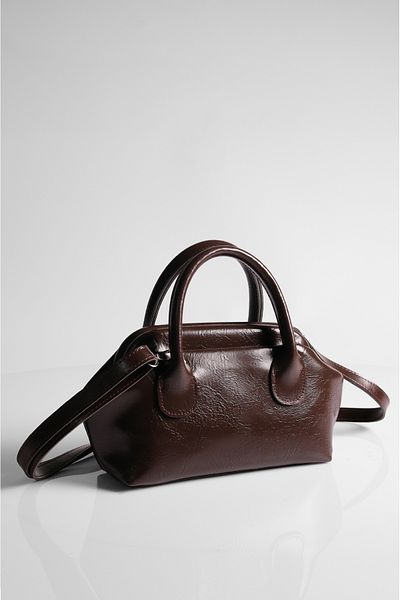 DENSİLA Women's Brown Long Strap Hand and Shoulder Bag