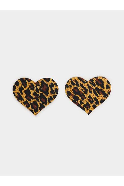 Styli Pack of 5 - Animal Print Heart Shape Cover