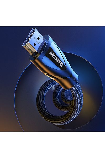Ugreen Kabel przewód w oplocie ze złączami HDMI 2.1 8K / 4K 3m czarny
