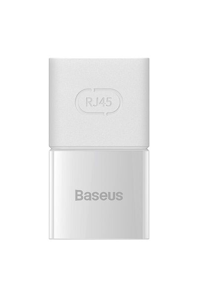 Baseus Złączka łącznik kabli sieciowych Ethernet RJ45 biała ZESTAW 10szt.