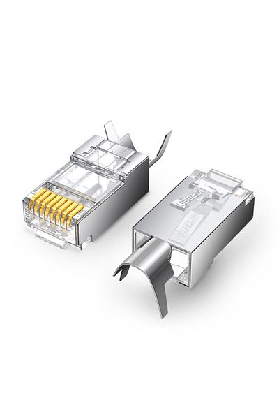 Ugreen Mufă modulară RJ45 8P8C Cat 6A / 7 - SET 10 buc.