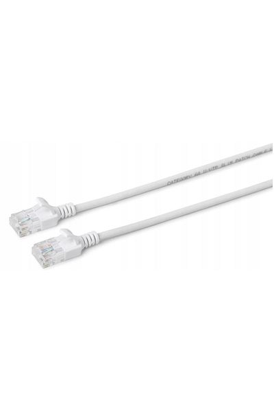 MicroConnect Cablu U/UTP CAT6A Slim 1M alb, V-UTP6A01W-SLIM