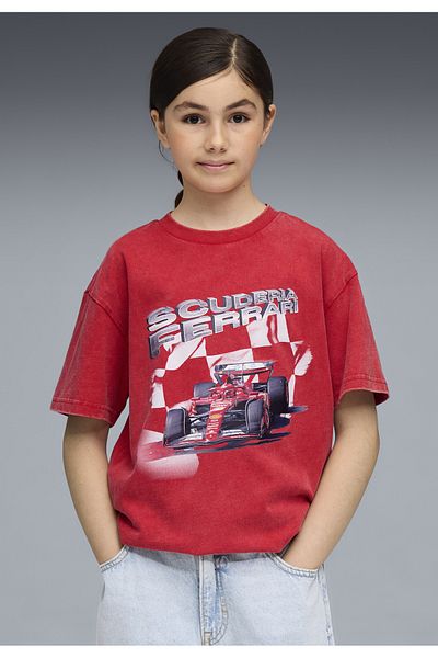 Puma Scuderia Ferrari Sportswear Car Graphic Tee Youth