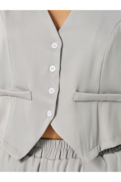 Take Two By Styli Solid V Neck Sleeveless Vest and Straight Leg Pants Co-Ords