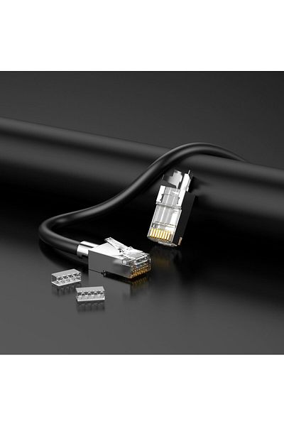 Ugreen Mufă modulară RJ45 8P8C Cat 6A / 7 - SET 10 buc.