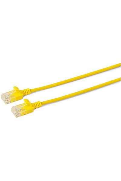 MicroConnect Cablu U/UTP CAT6A Slim 0.5M Galben, V-UTP6A005Y-SLIM