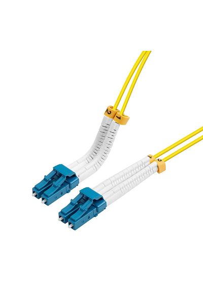 Inna marka Cablu fibră optică flexibilă monomod LC-LC, 2 m, duplex OS2 LSZH, LVO231407-FLEX