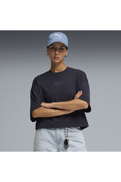 Puma Tricou grafic supradimensionat Premium Essentials pentru femei