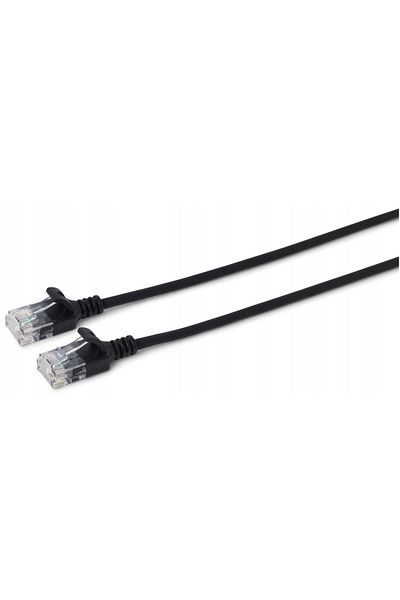 MicroConnect Cablu U/UTP CAT6A Slim 1M Negru, V-UTP6A01S-SLIM