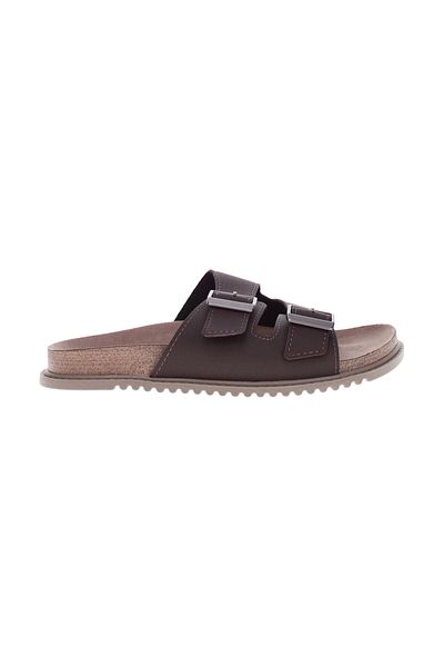 Styli Flower Detail Open Toe Flat Sandals