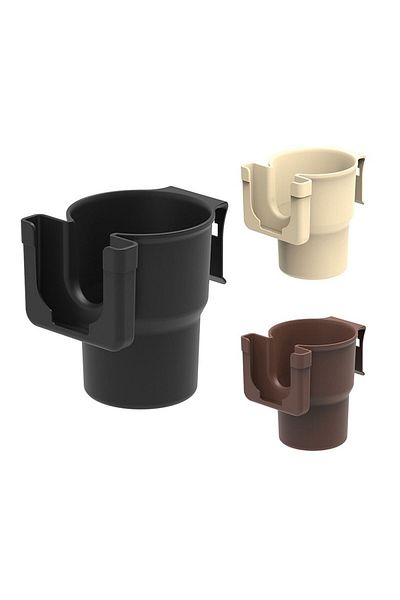 REDz Accessories Suport auto pentru pahare/băuturi și accesorii, instalare ușoară prin agățare, negru