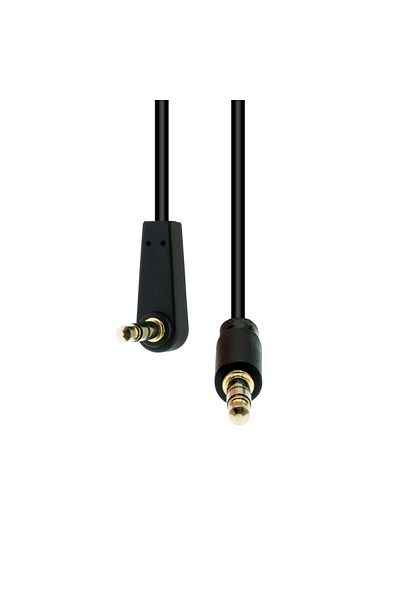 ProXtend Kabel slim kątowy 3-pin M-M czarny 1,5m, M3SA-015